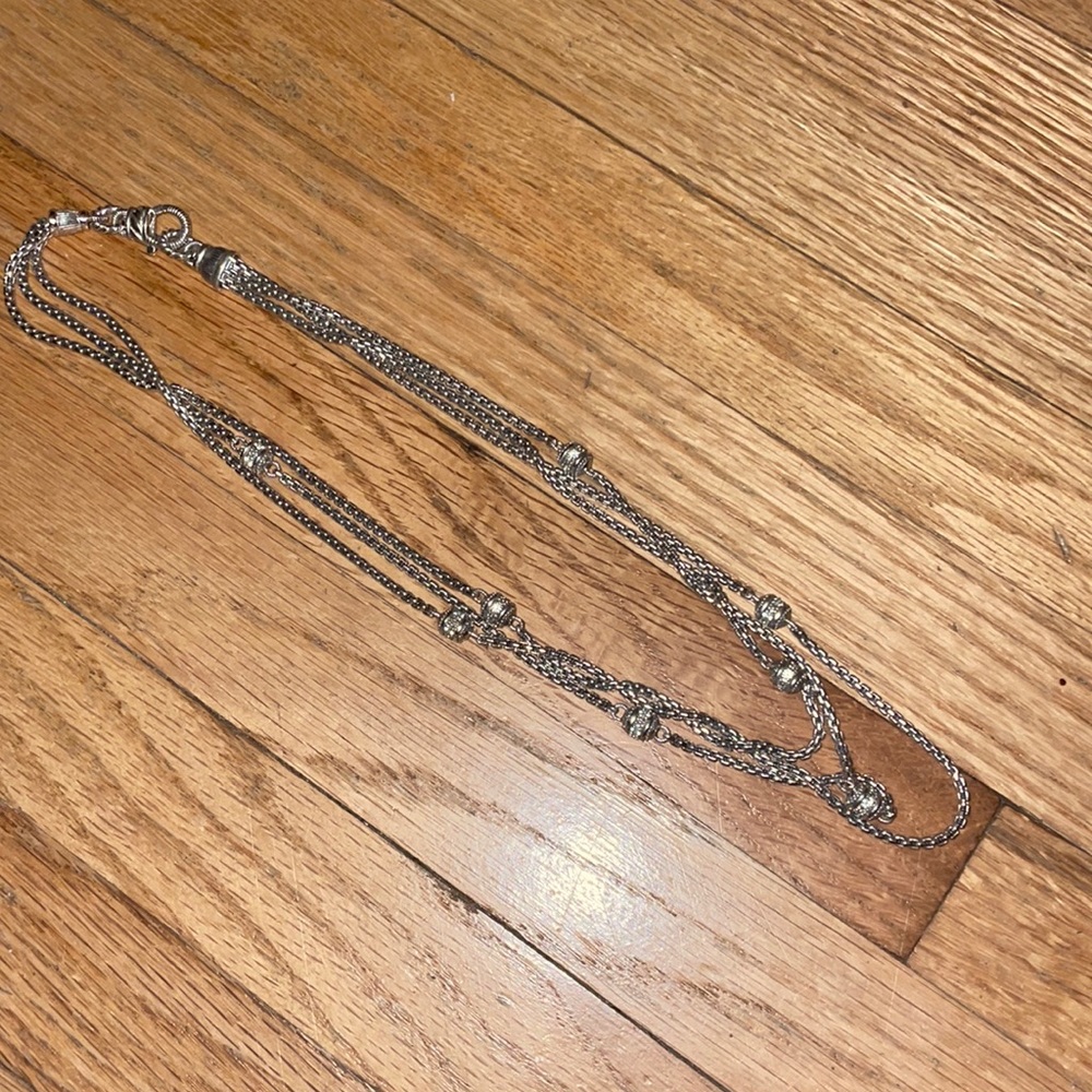 Judith ripka sterling silver necklace